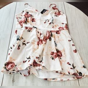 January 7 Floral Romper 3X